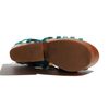 Jeffrey Campbell Follie Sandal in Multicolor (ivory blue green) - Lyst