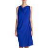 Lanvin Pintuck Dress in Blue - Lyst