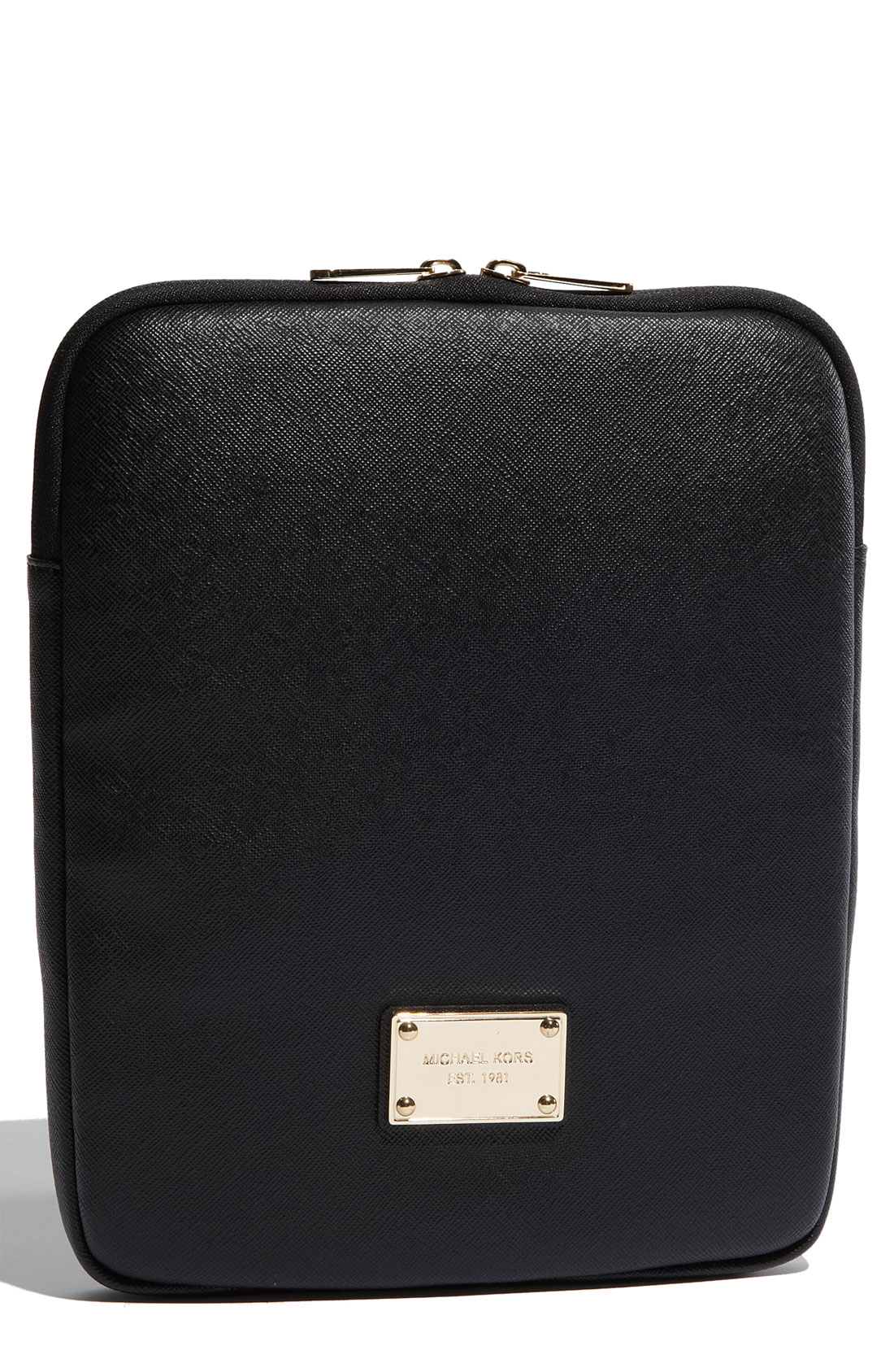 Michael Michael Kors Saffiano Leather Ipad Case in Black Lyst