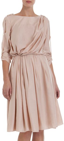  Button Sleeve Dress 