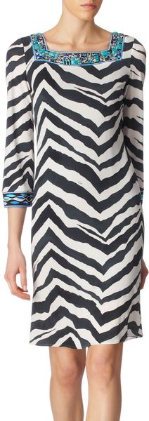 Pucci Zebra-print Dress - Lyst