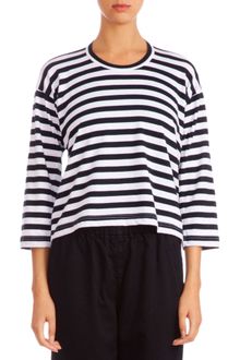 Comme Des Garçons Comme Des Garçons Striped Swing Tee - Lyst