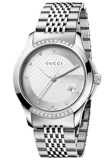Gucci G Timeless Diamond Bracelet Watch - Lyst