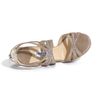 Jimmy Choo Garland Glitter Sandal in Beige (sand) - Lyst