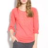 Lucky Brand Elli Lace Trim Top in Purple (melontini) - Lyst
