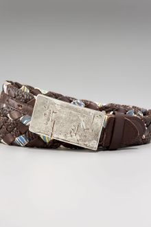 Robert Graham Archers Braided Leather Belt - Lyst