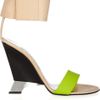 Diane Von Furstenberg Elan Leather and Rubber Wedges in Multicolor (green) - Lyst
