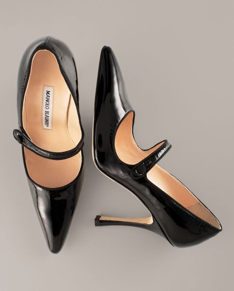 manolo blahnik patent leather