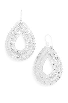 Anna Beck Flores Large Chain Open Drop Earrings - Lyst