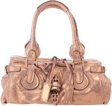 metallic chloe bag