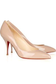 Christian Louboutin Piou Piou 85 Patent-leather Pumps - Lyst