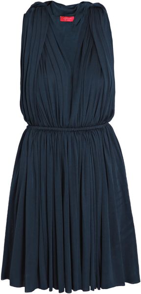  Techno Jersey Grecian Dress 