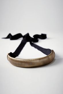 Lanvin Ribbon Choker Necklace - Lyst