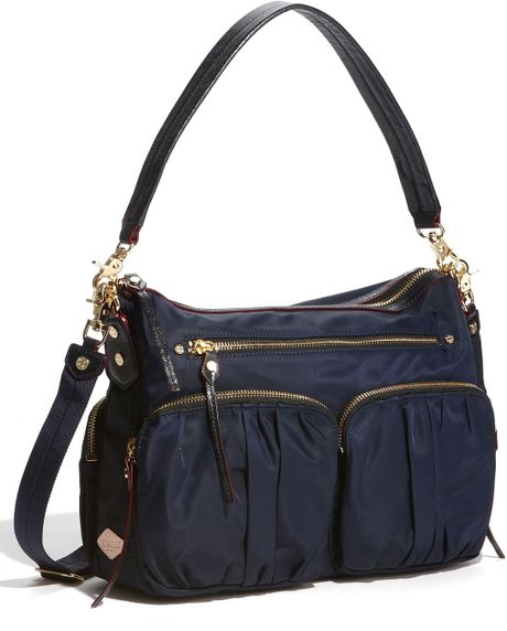 Wallace Hayley Nylon Handbag in Blue (navy bedford) Wallace Hayley Nylon Handbag in Blue (navy bedford)