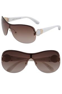Marc By Marc Jacobs Metal Logo Shield Sunglasses - Lyst