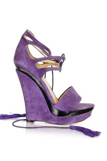 Rachel Zoe Kayne - Purple Suede Wedge - Lyst