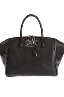 VBH Leather Tote - Lyst