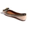 Jeffrey Campbell The Dauphine Flat in Nude Patent and Black in Beige (nude/ black patent) - Lyst