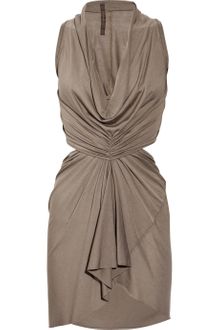 Rick Owens Lilies Cutout Ruched Jersey Top - Lyst