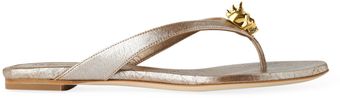  Swarovski Crystal-embellished Leather Sandals 