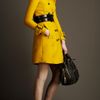 Burberry Soft Textured Trench Coat in Yellow (gorse yellow) - Lyst