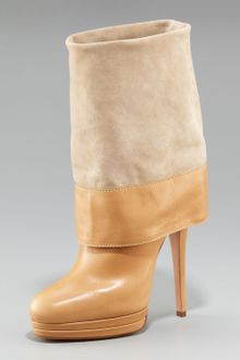 Casadei Fold-over Platform Boot - Lyst