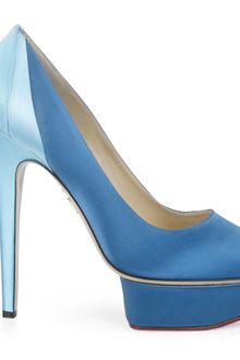 Charlotte Olympia Masako Blue - Lyst
