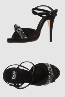 D&G  Platform Sandals - Lyst