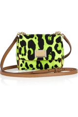 Dolce & Gabbana Printed Canvas And Leather Mini Shoulder Bag