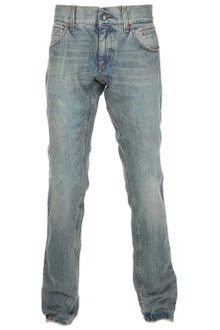 Dolce & Gabbana Straight Leg Jean - Lyst