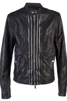 DSquared2 Leather Jacket - Lyst