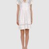 I'm Isola Marras Short Dress in White (ivory) - Lyst