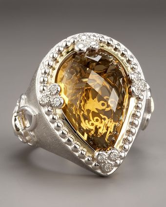 Judefrances Jewelry Cinnamon Topaz Ring - Lyst