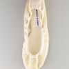 Manolo Blahnik Togram Flat Lace Ballet Sandal in Gold (nude) - Lyst