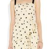 Marc By Marc Jacobs Hot Dot Ruffled Silk Dress in Beige (cream) - Lyst