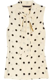 Marc By Marc Jacobs Hot Dot Silk Blouse - Lyst
