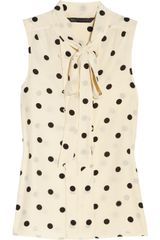 Marc By Marc Jacobs Hot Dot Silk Blouse