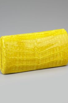 Nancy Gonzalez Crocodile Box Clutch - Lyst