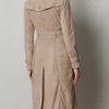 Burberry Prorsum Suede Trench Coat in Beige (nude) - Lyst