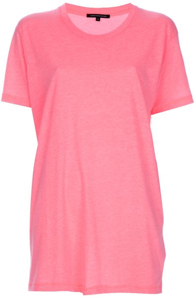 Christopher Kane Oversize Tshirt in Pink - Lyst