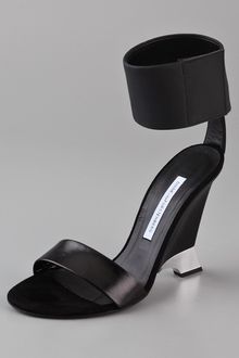 Diane Von Furstenberg Elan Cutout Wedge Sandals - Lyst