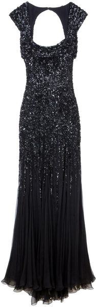 Eastland Backless Sequin Gown - Lyst