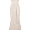 Eastland Sequin Detail Gown in Beige - Lyst