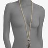 Kara By Kara Ross 14k Goldplated Resin Covered Snakeskin Pendent in Gold - Lyst