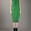 Lanvin Silk Dress in Green - Lyst