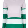 Marc Jacobs Striped Top in Pink - Lyst