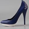 Mcq By Alexander Mcqueen Studded Pumps in Blue - Lyst