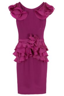 Notte By Marchesa Organza Ruffle Dress - Lyst