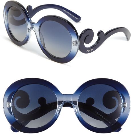 prada sunglasses blue frame