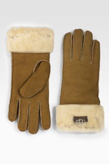 Ugg Shearling Turn-cuff Gloves - Lyst